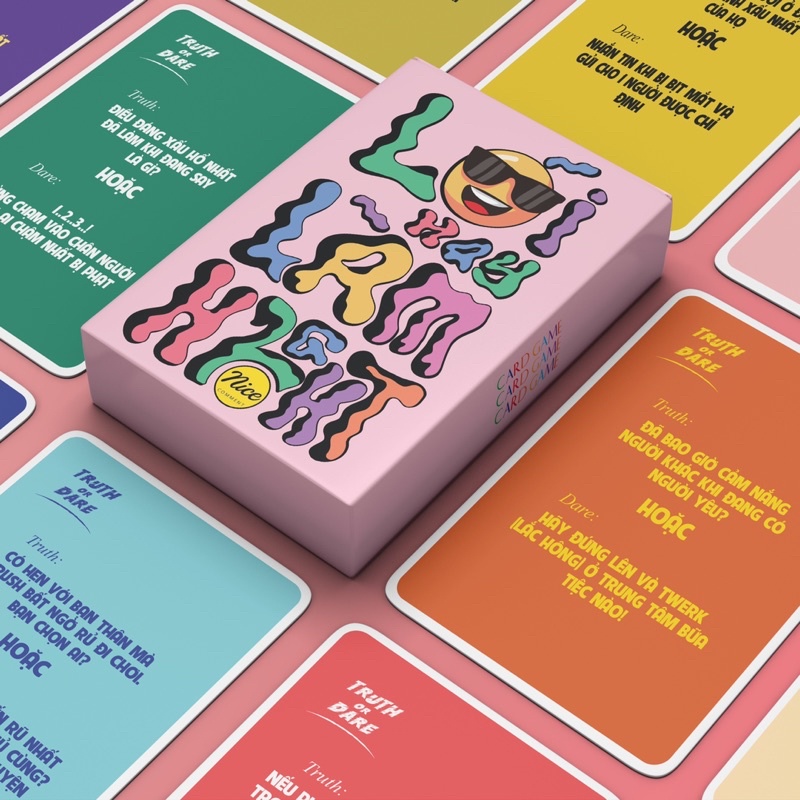 Bộ Bài &quot;Lói Hay Lèm High&quot; Truth Or Dare Việt Hóa 30 Lá Drinking Game Bài Uống Rượu Bia Tạo Sự Thú Vị Gắn Kết Tình Bạn