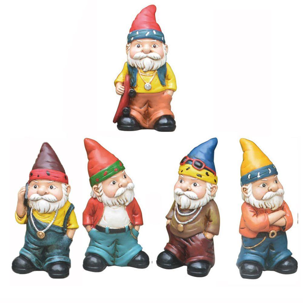 Tượng Chú Lùn LAKAMIER Gnome Bằng Nhựa Resin Trang Trí Nội Thất Ngoà