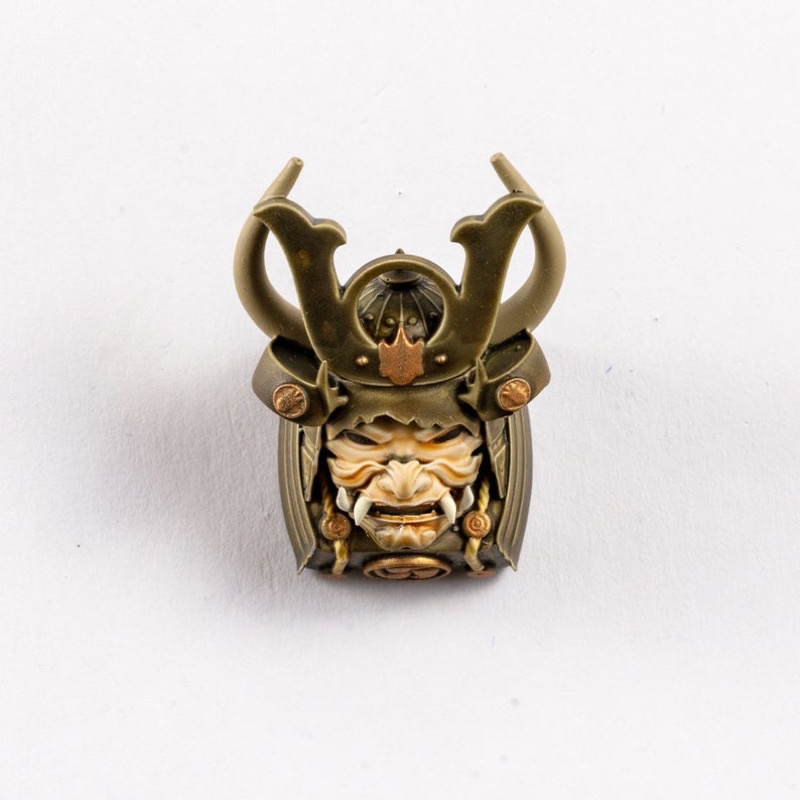 Nút bàn phím cơ quỷ Samurai ONI.Keycap resin ONI Samurai.Keycap Artisan