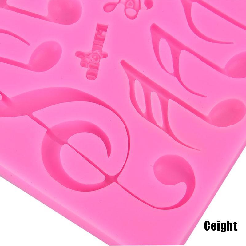 Khuôn Silicone Làm Bánh Hình Nốt Nhạc