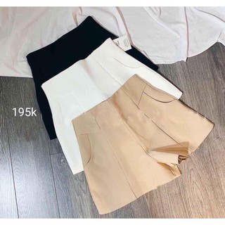 Quần short khoá Chìm cạp cao