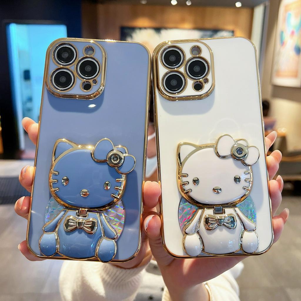 Ốp Điện Thoại 6d hello kitty Cho iPhone 6 plus 6s plus 7 plus 8 plus xs max xr 11 pro max 12 pro max 13 pro max 14 plus 14 pro max