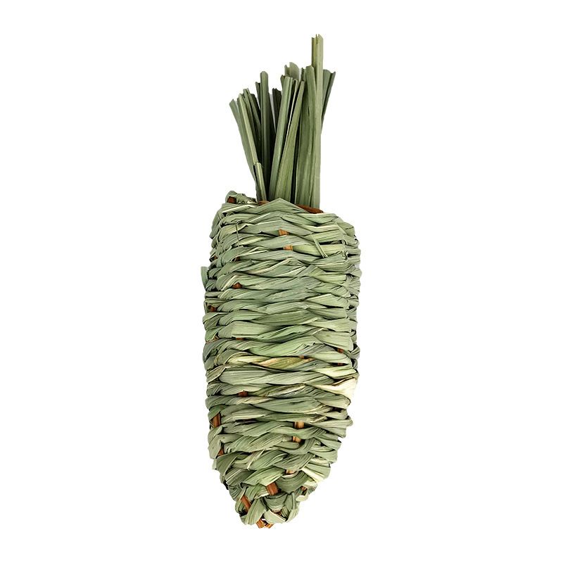 Đồ mài răng, đồ chơi cho Thỏ Cà Rốt Cỏ đan thủ công