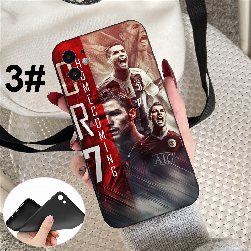 Ốp điện thoại mềm mã GR33 hình Cristiano Ronaldo CR7 thích hợp cho iPhone XR X Xs Max 7 8 6s 6 Plus 5 5s SE 2020