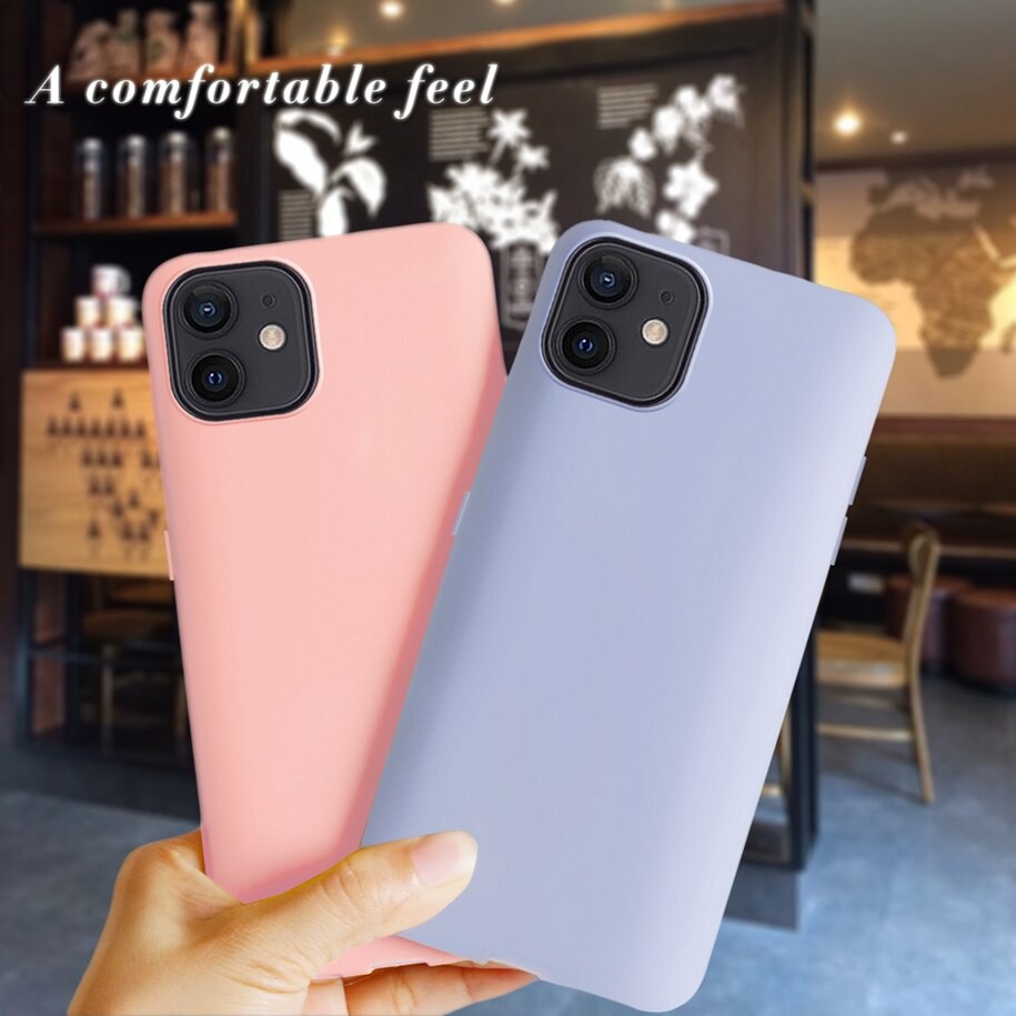 Candy Phone Case For iPhone 12 Pro Silicone Soft Cover For iPhone SE 2020 X XR XS Max 12 11 Pro 5 5S 6 6S 7 8 9 Plus 12Mini Case