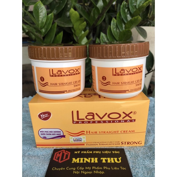 Kem Duỗi Thẳng Tóc Lavox Cam  Tặng kèm bao tay