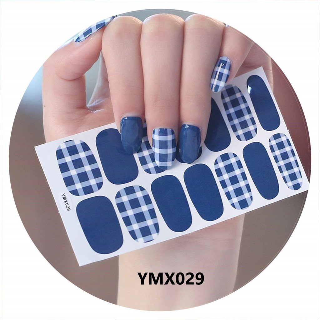 Miếng dán móng tay Nghệ thuật Phong cách Hàn Quốc Stickers Nails Wraps Nail Art Giáng Sinh Noel