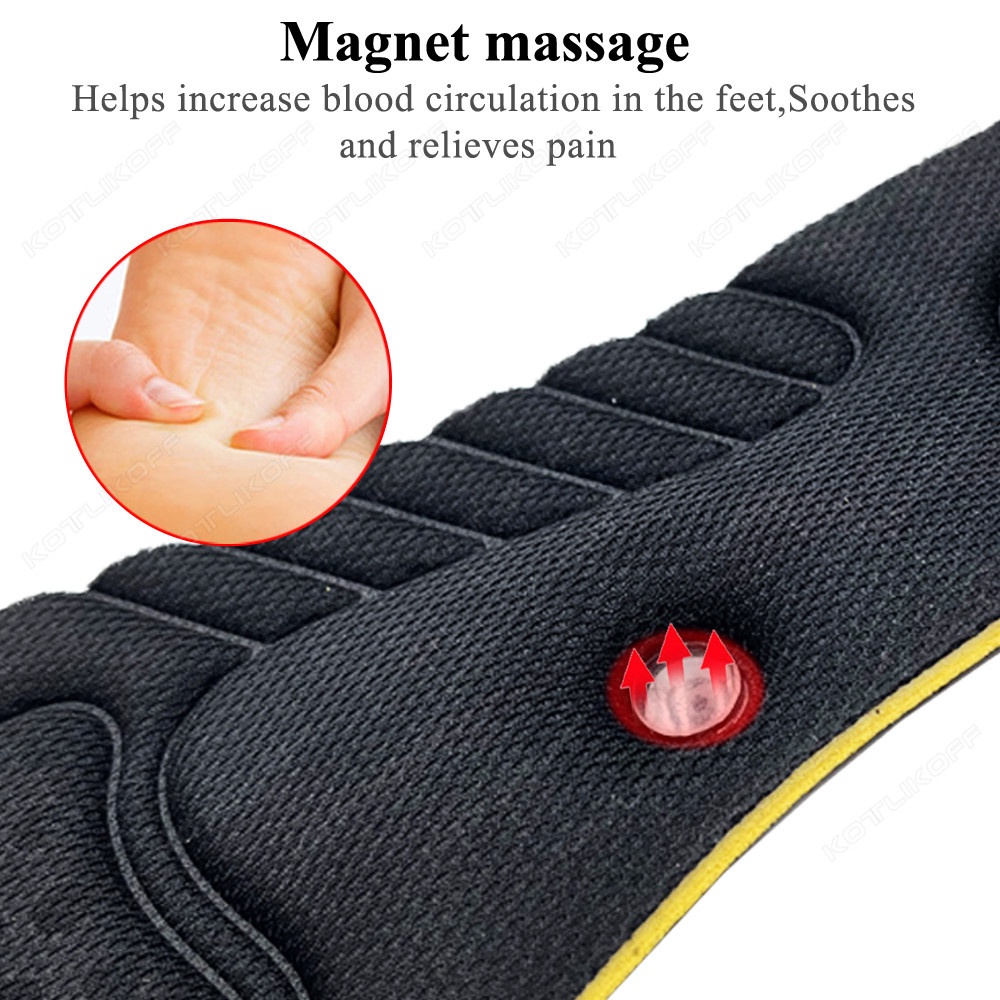 Đế Lót Giày Tăng Chiều Cao 2-5Cm Có Nam Châm Massage Chân Vô Hình Unisex