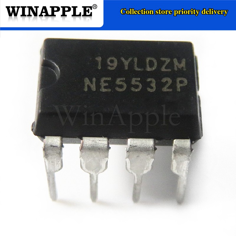 10 cái / lốc NE5532 NE5532N NE5532P 5532 = NJM5532DD 5532DD 5532D DIP-8 IC mới và nguyên bản Còn hàn