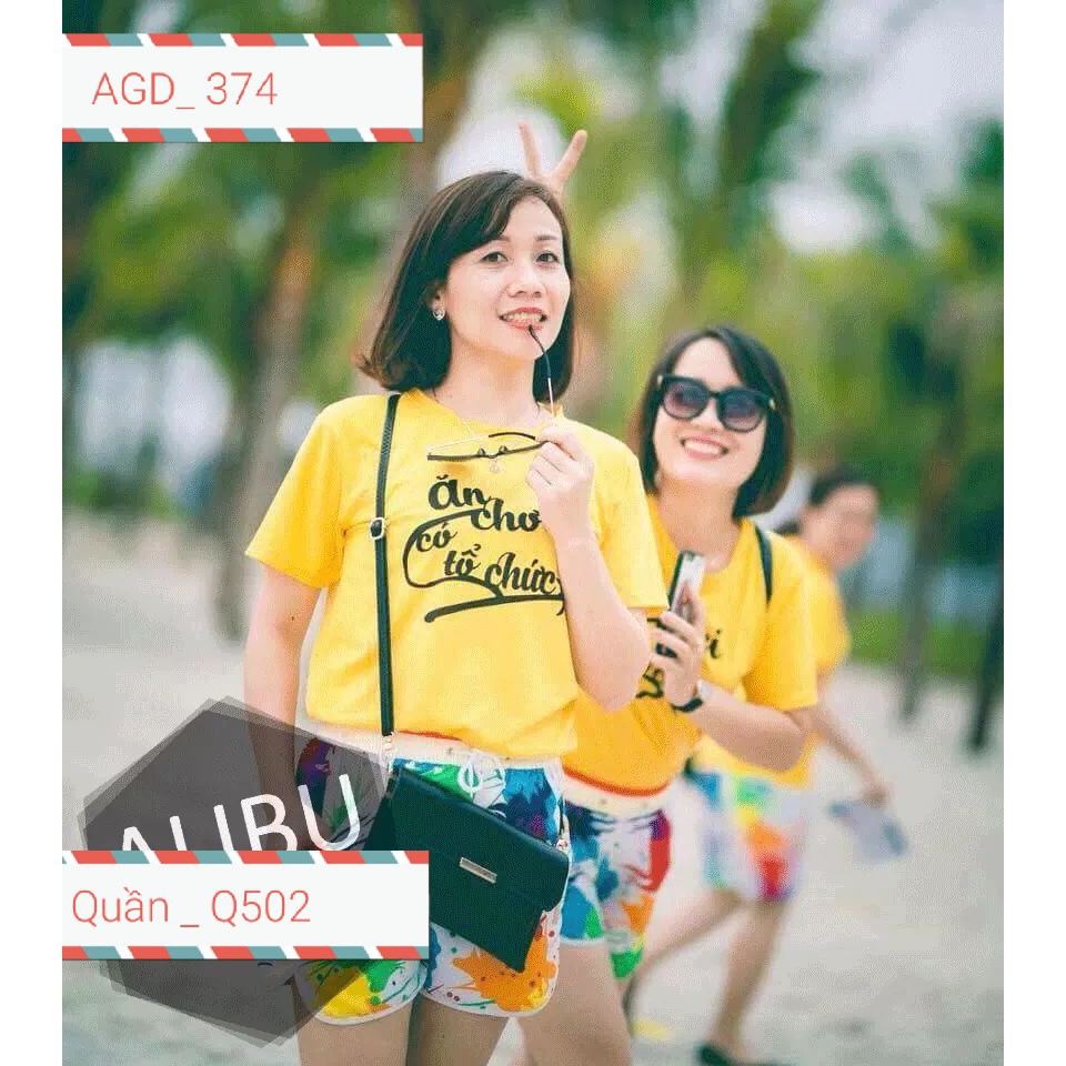 Áo thun in ăn chơi có tổ chức - MÃ AGD 374