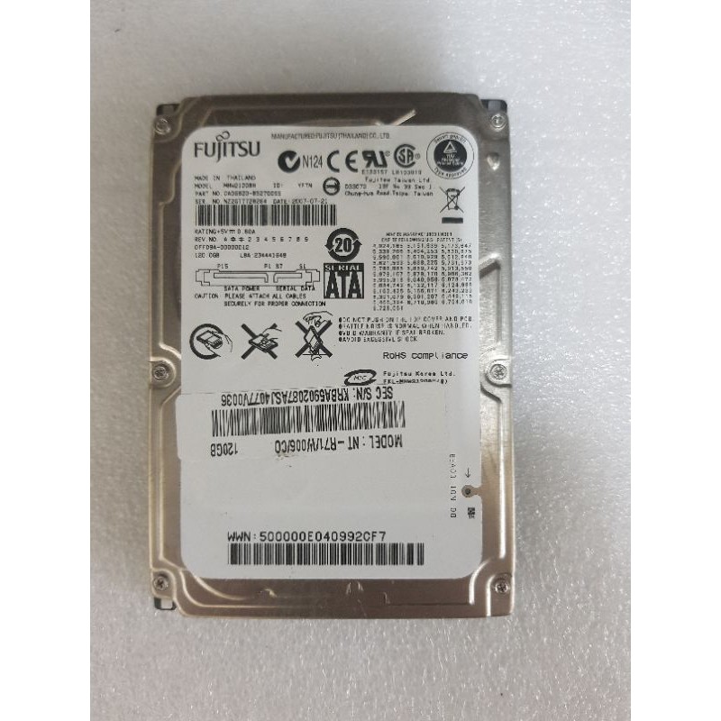 Ổ Cứng Laptop 2.5 Inch Sata 120gb
