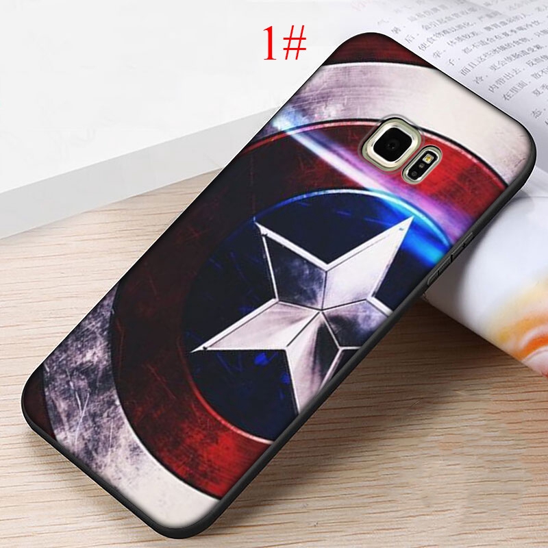 Ốp Lưng Khiên Của Captain America Cho Samsung A40 A40s A50 A50s A60 A70 A70s M10 M20 M30 M40