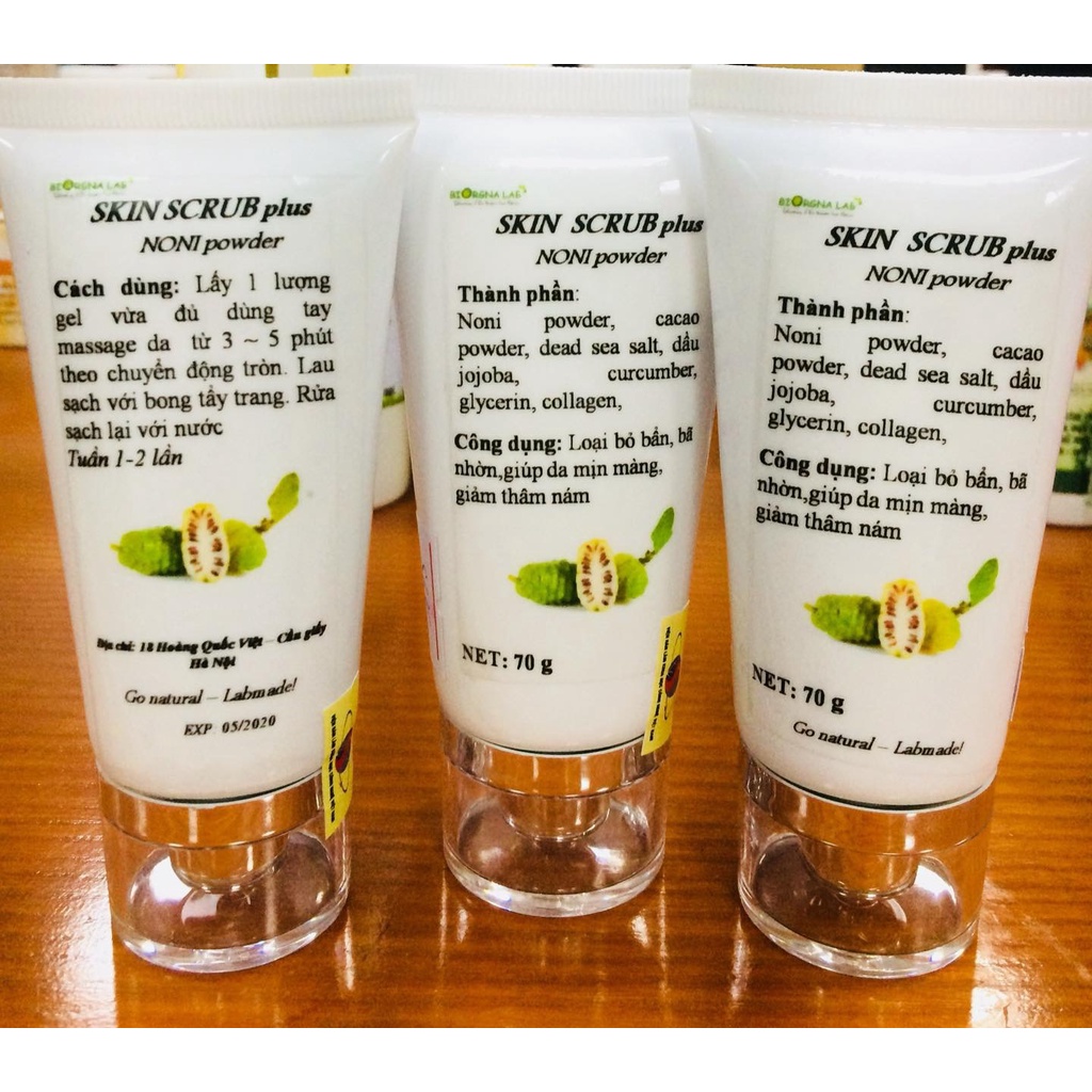 Tẩy da chết thiên nhiên Skin Scrub plus Viện Hàn lâm KH&CN Việt Nam (Vast_official)