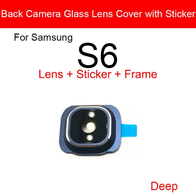 Lưng Bộ Ống Kính Và Miếng Dán Thay Thế Cho Samsung Galaxy S6 Edge Plus
