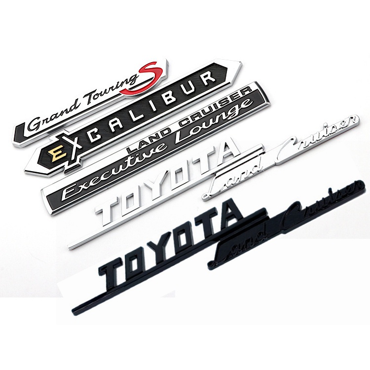 Logo Dán Trang Trí Xe Hơi Toyota Land Cruiser Executive Lounge Excalibur Grand Touring S