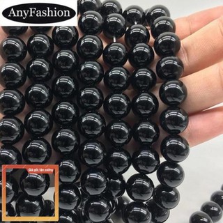 Chuỗi hạt đá mã não đen tự nhiên