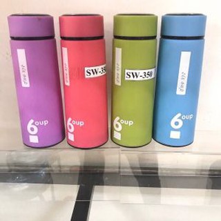 Chai thủy tinh bọc nhựa màu 6up dung tích 420ML