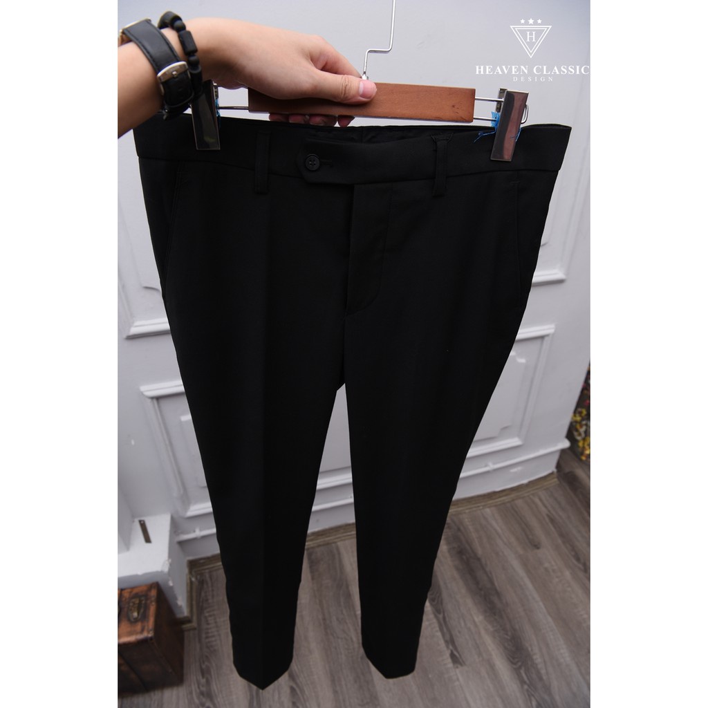 Quần tây - Quần âu nam cao cấp - Dáng côn trẻ trung, chất vải tuyxi co giãn, mềm mịn, dầy dặn, không xù, không nhăn