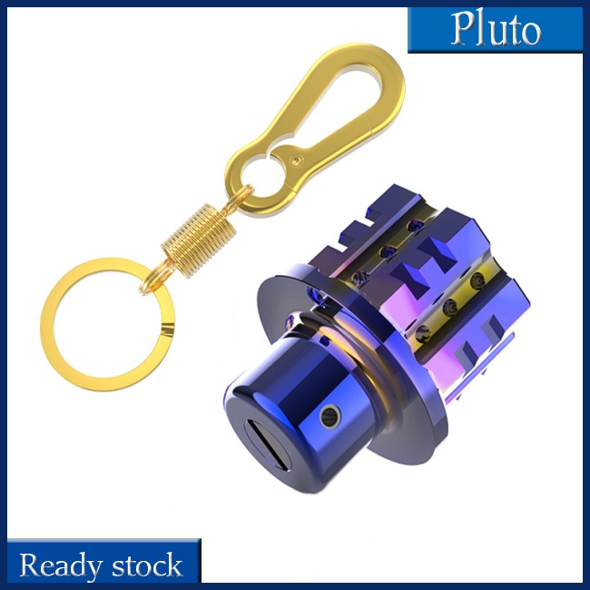 Mới Bộ Phụ Kiện Chìa Khóa + Đầu Chìa Khóa Bằng Titan Cnc