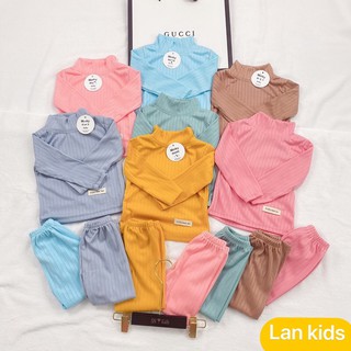 [RẺ VÔ ĐỊCH] Bộ quần áo minky mom nỉ nhung cao cổ cho bé