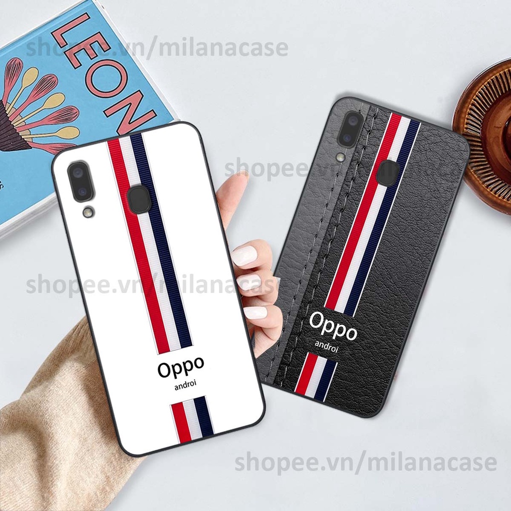 Ốp Samsung A20 / A30 in giả da phong cách thể thao, cá tính, thời trang