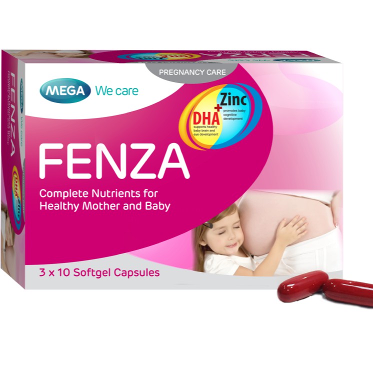 Fenza – Viên uống bổ sung vitamin, khoáng chất và DHA cho phụ nữ có thai, tăng cường sức khoẻ cho phụ nữ sau sinh (30v)