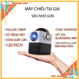 Máy chiếu mini wejoy y7 100inch 💕 tích hợp android - bluetooth - wifi - loa stereo