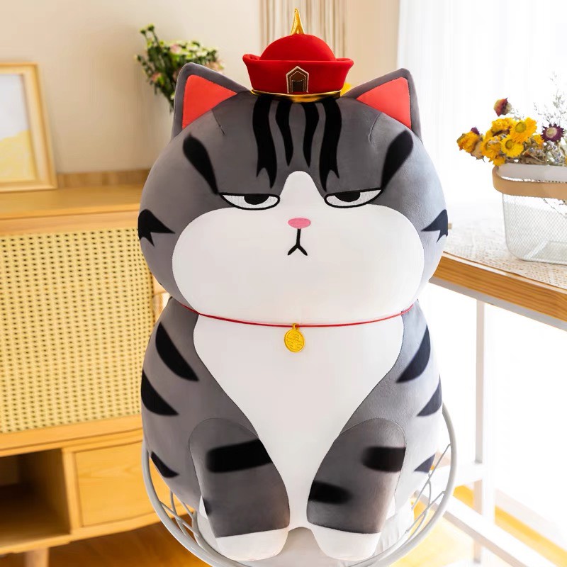 (Giao Hoả tốc) (Bao so giá) Gấu Bông Mèo Hoàng Thượng Khổng Lồ - Mèo Bông To - Size lớn nhất 1m