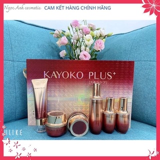 Kayoko plus bộ chăm sóc da dưỡng trắng da mặt bộ 6 sản phẩm mẫu mới nhất 2021