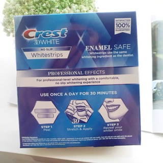 Full hộp 40 miếng dán trắng răng Crest 3D White