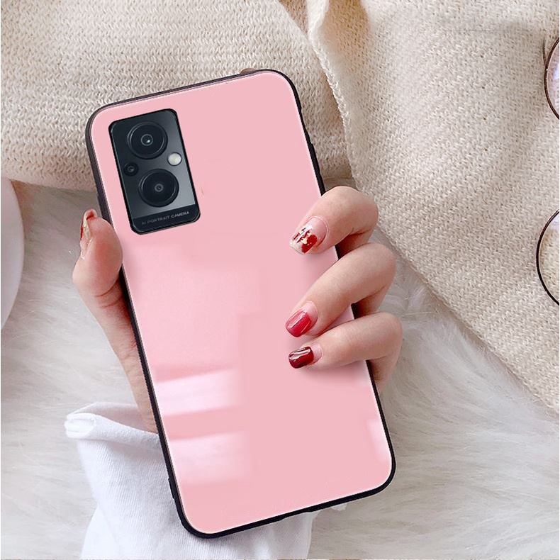 Ốp Lưng OPPO RENO 7 4G, RENO 7 5G, RENO 7Z 5G Mặt kính gương sáng bóng cao cấp