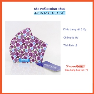 Combo 2 khẩu trang 3 lớp Karibon Kmask trẻ em