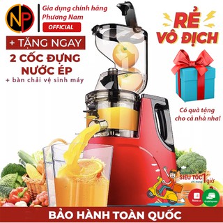 Máy Ép Chậm Hoa Quả Hongxin RH-312, Ép Trái Cây Siêu Kiệt Giữ 95% Lượng Nước, HÀNG CAO CẤP, Tặng Kèm 2 Cốc Đựng....