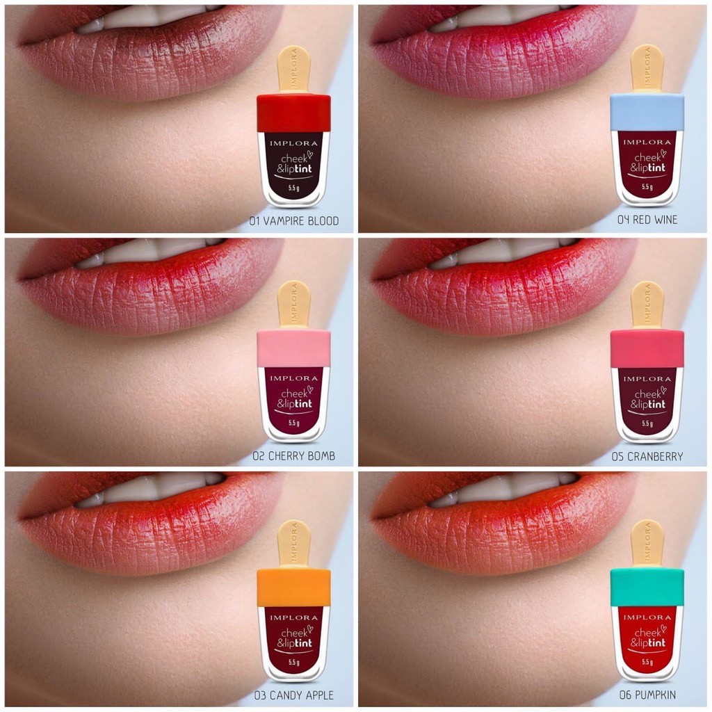 (Hàng Mới Về) Son Tint Bpom Implora Hình Que Kem Dễ Thương