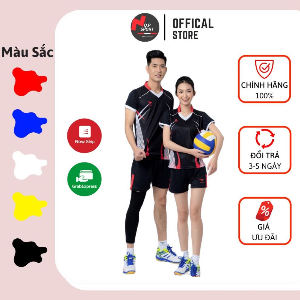 Bộ Quần Áo Bóng Chuyền Nam Nữ Thương Hiệu HIWING Chất Vải Mè Thun Thái Cao Cấp Co Dãn Đa Chiều Mẫu H3 !