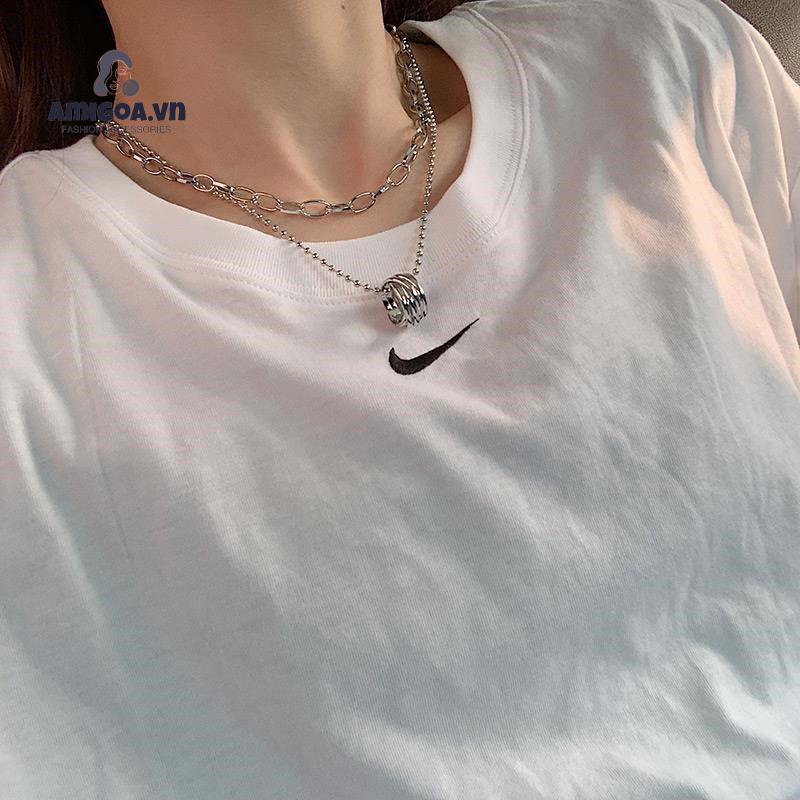 Vòng cổ Nhiều Lớp Phong Cách Hip Hop Thời Trang Quyến Rũ