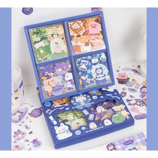 Set 10 tấm sticker Magic Animal dễ thương