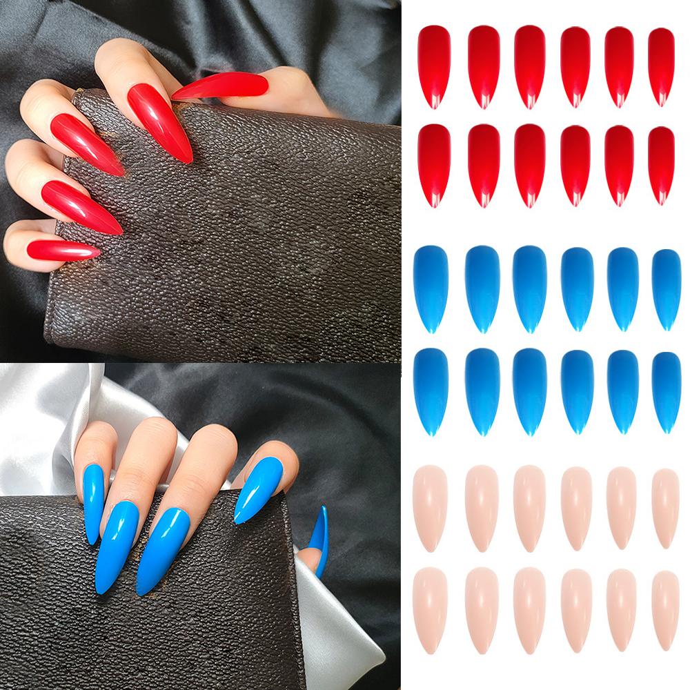 Hộp 24 Móng Tay Giả Trang Trí Nghệ Thuật