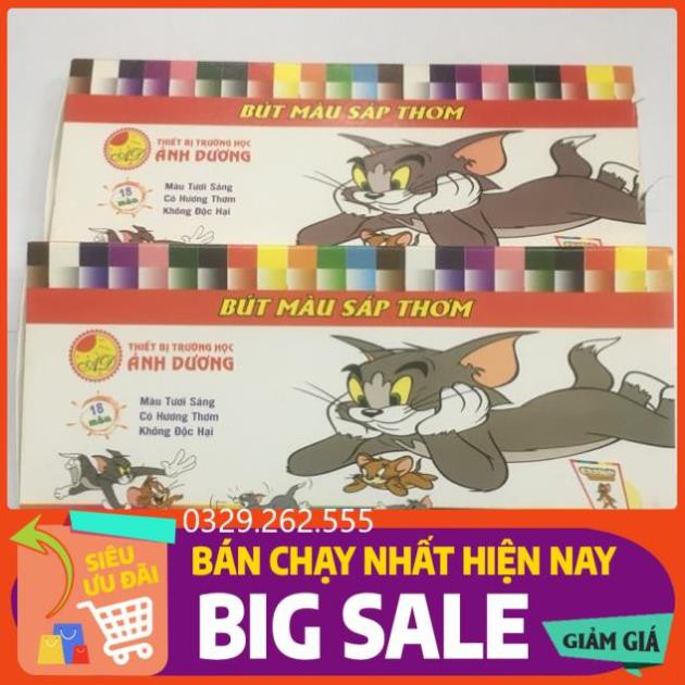 (FreeShip) Bút sáp màu 18 màu Ánh Dương (18 mầu .12 mầu)