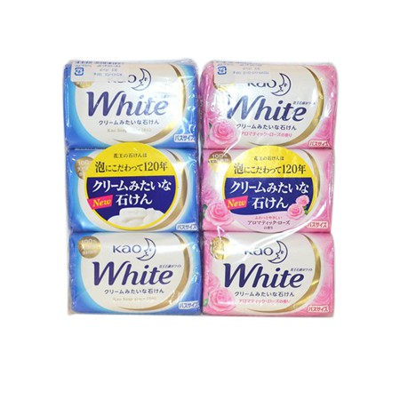 Xà phòng trắng da hương nước hoa Kao White 130g