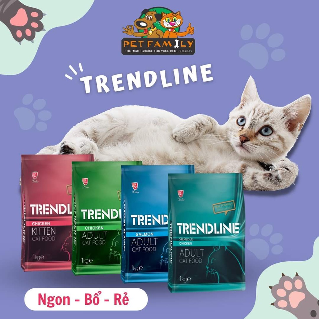 Hạt TRENDLINE Thức Ăn Hạt Khô Cho Mèo