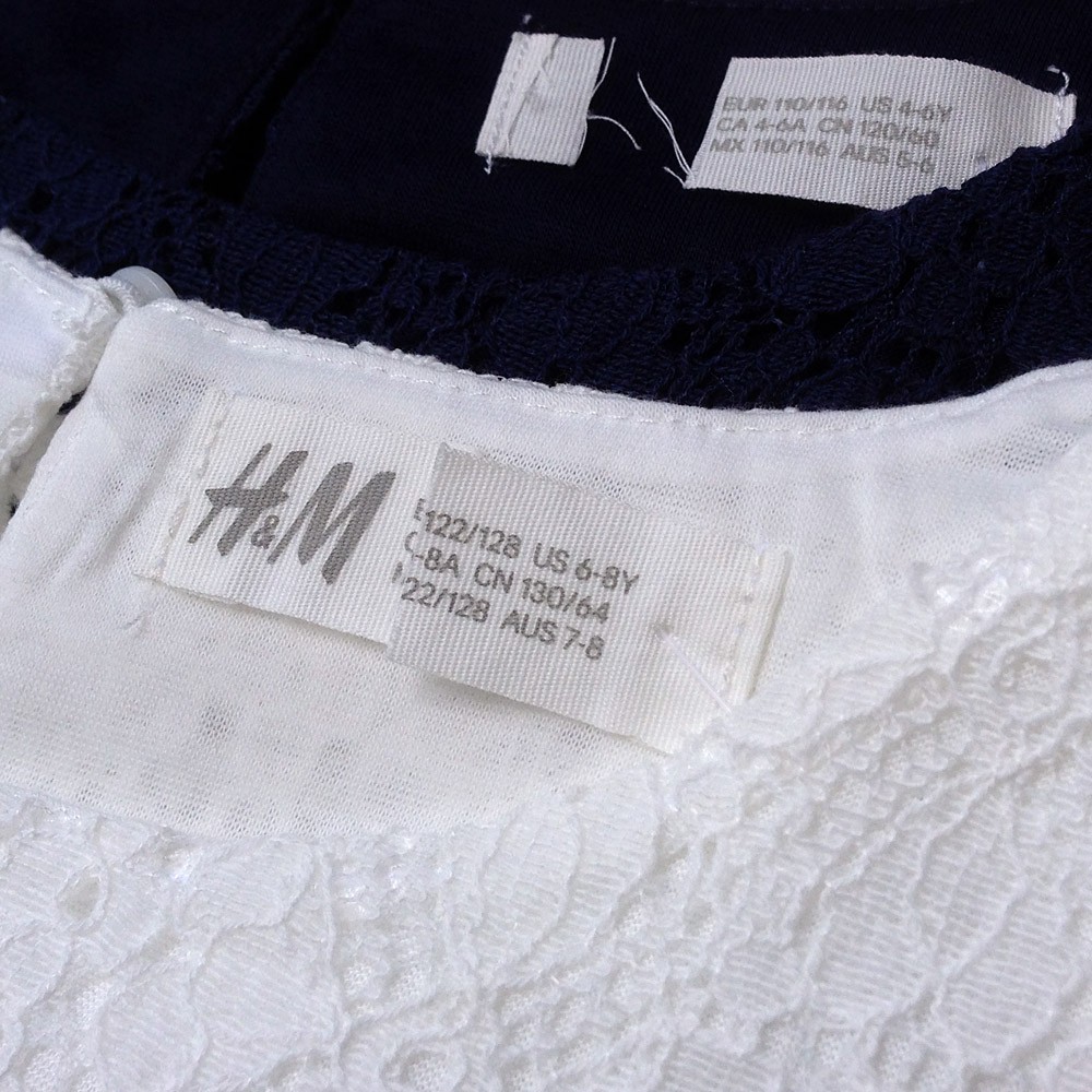 Đầm ren H&M bé gái _ 135k. Hàng XK, made in vietnam chuẩn xịn