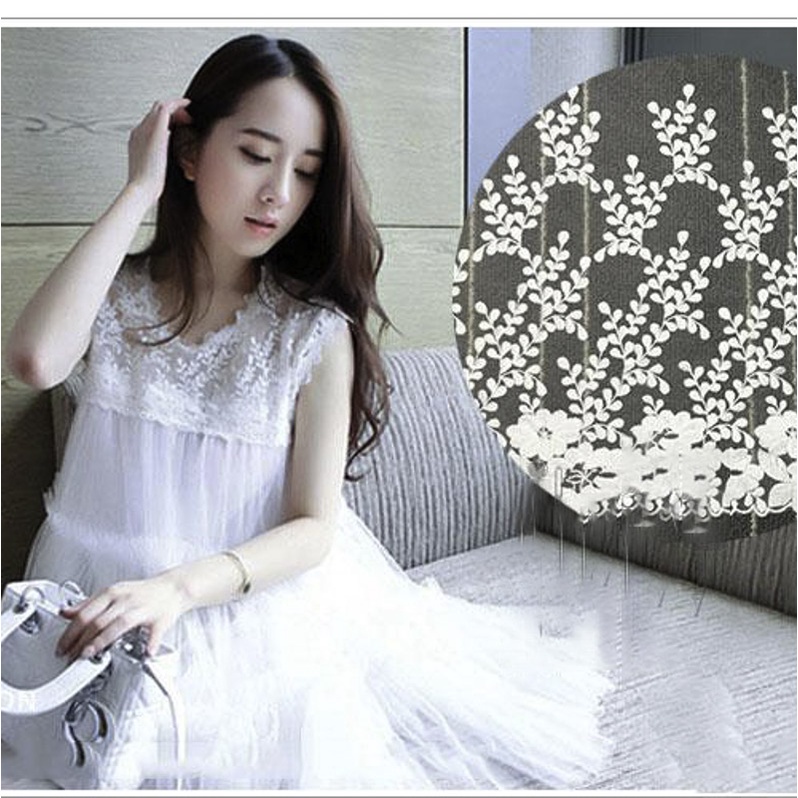 Cuộn Vải Ren Bản Rộng 30cm Dài 1 yard Dùng Làm Đồ Thủ Công / Trang Trí Váy