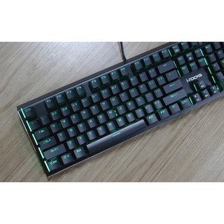 Bàn phím I-ROCKS K62E Multi-Color BlackLighting Metal