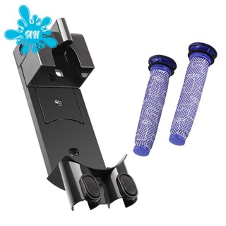 Bộ giá đỡ 2 tấm lọc gắn tường thay thế cho dyson v6 dc34 dc35 dc58 dc59