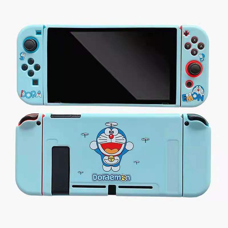 Vỏ Tpu In Hình Doraemon Bảo Vệ Cho Máy Chơi Game Nintendo Ốp