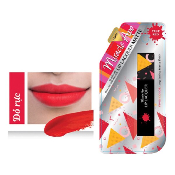 Son kem lì Miracle Apo Lip Lacquer Matte - BẢN MỚI