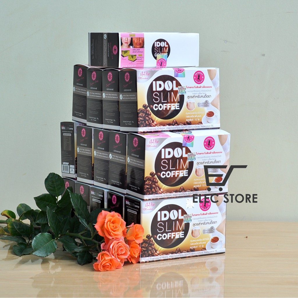 Bộ 10 hộp cà phê Idol Slim Coffee - PK Nature (Mỗi hộp 10 gói X15g)