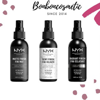 xịt MAKEUP SETTING SPRAY NYX #DEWY FINISH -#MATTE FINISH