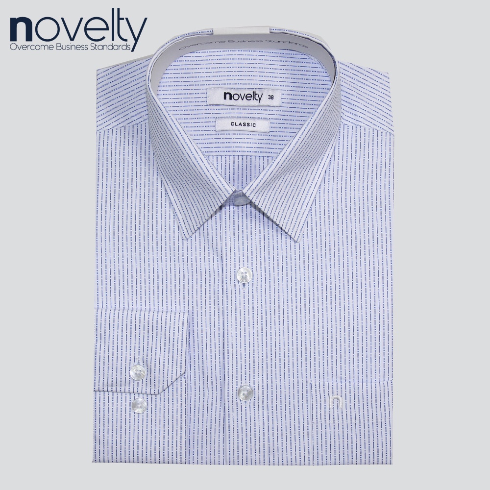 Áo Sơ Mi Nam Novelty Tay Dài Kẻ Sọc Caro Classic 212798D